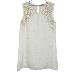 Alessia Pacini Linen Shift Dress